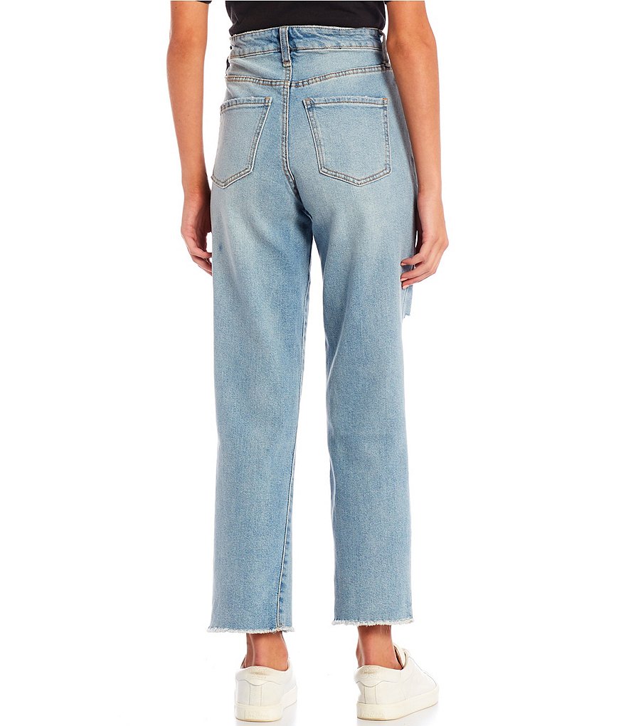 Silver Jeans Co. Highly Desirable Raw Edge Straight Jeans