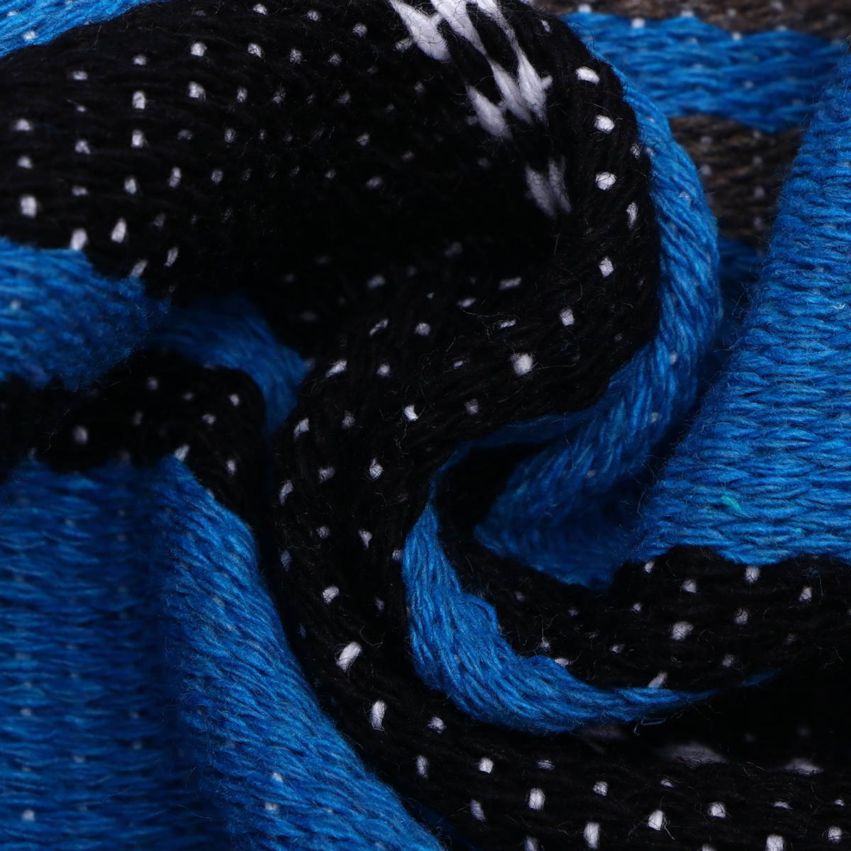 Blended Mexican Blanket Yoga Mat Cape Woven Blanket for Bedroom Sofa Car (Blue, 130x180cm)