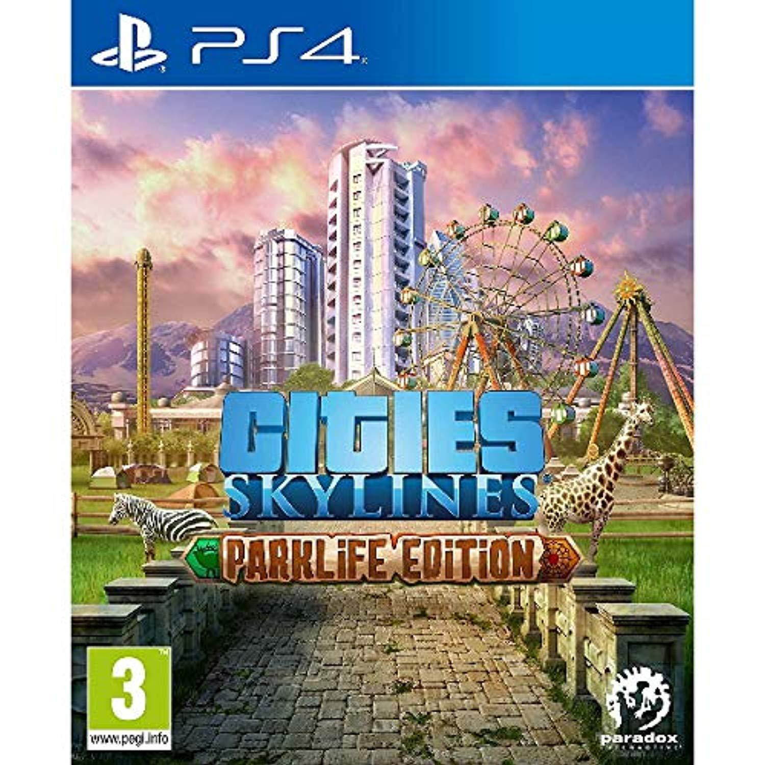 cities: skylines - parklife edition - playstation 4