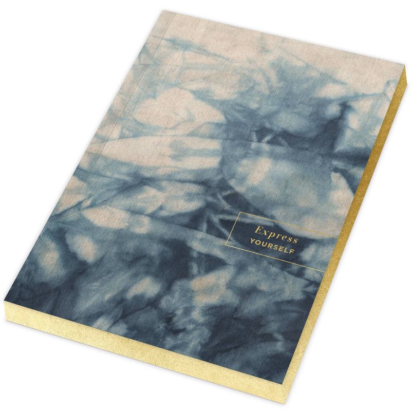 Lined Journal Softcover Sewn Tie-Dye - Green Inspired