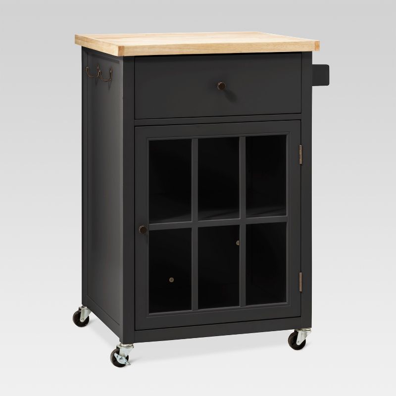 Origami Wood Top Steel Kitchen Organizer 3 Mesh Basket Sliding Drawer (2 Pack)