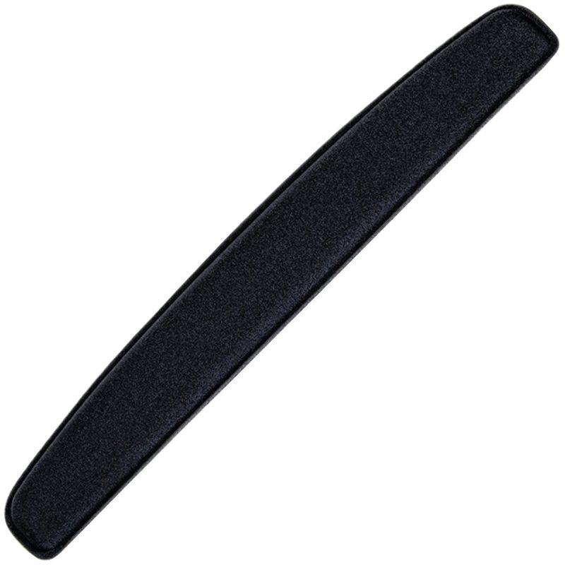 Allsop Memory Foam Wrist Rest - Black - (30205) - 1" x 18" x 2.8" Dimension - Black - Memory Foam, Rubber Back - Anti-skid, Stress Resistant