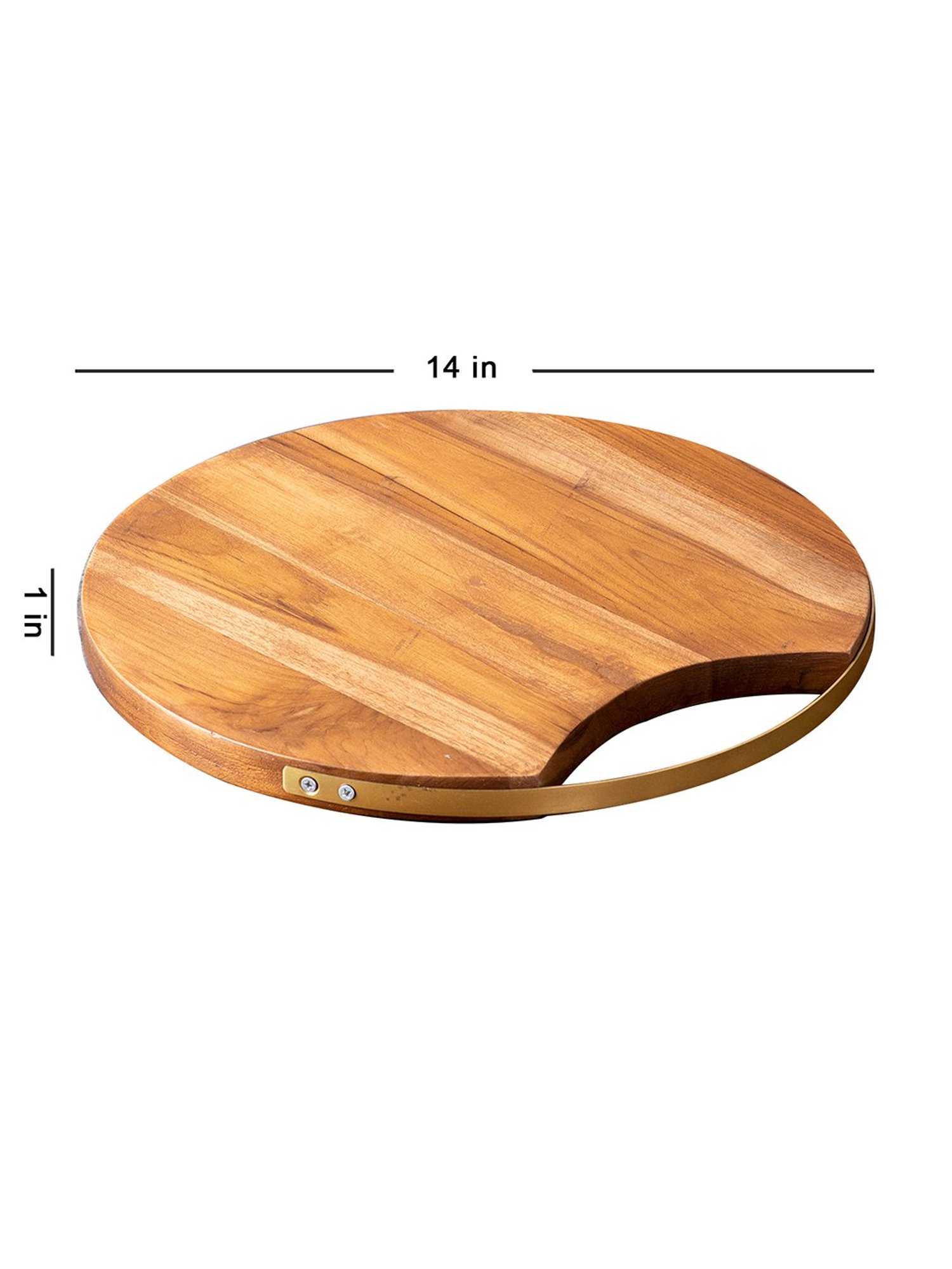 Nestroots Brown Wood Cheese Board - Set of 2