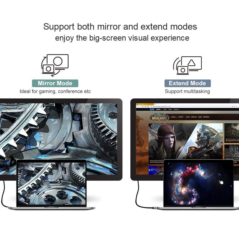 Active DP to HDMI, CableCreation 10ft DisplayPort to HDMI Cable, Support Eyefinity Multi-Screen, 4K & 3D Audio/Video Converter, 3M / Black
