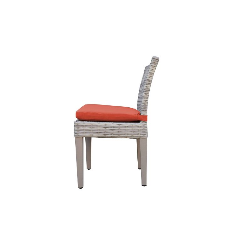 Fairmont 9pc Patio Dining Set - Tangerine - TK Classics