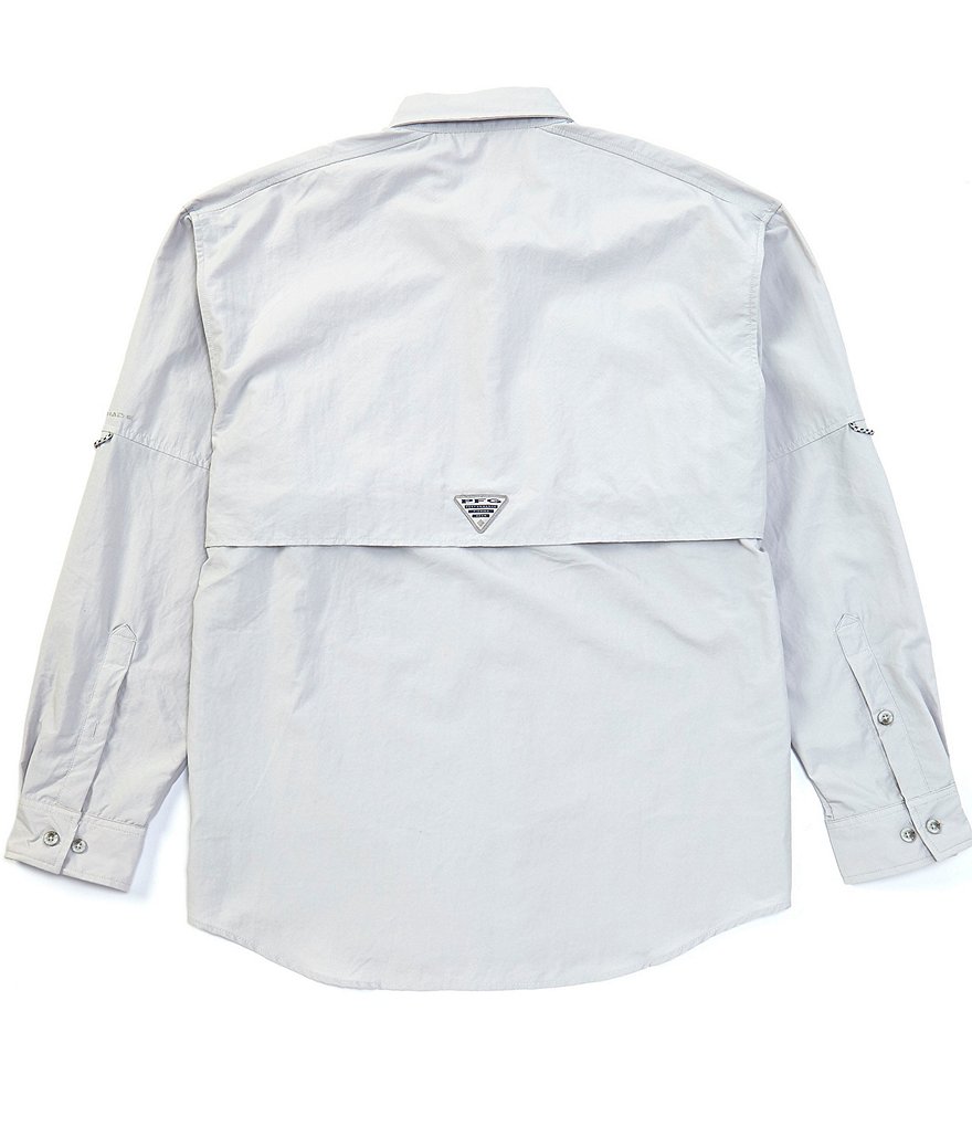 Columbia PFG Bahama II Omni-Shade Long-Sleeve Solid Shirt