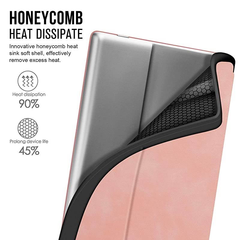 Skin Touch Feeling Case for All-New Kindle Oasis(10th Gen, 2019 Release & 9th Gen, 2017 Release),with Auto Wake/Sleep,New Waterproof 7''Kindle Oasis Cover,Soft Shell Series KO The Dark Gray