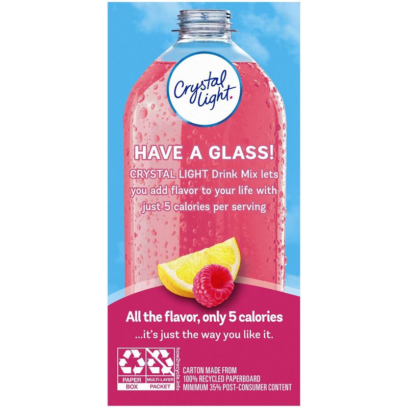 Crystal Light Raspberry Lemonade Drink Mix - 10pk/0.8oz