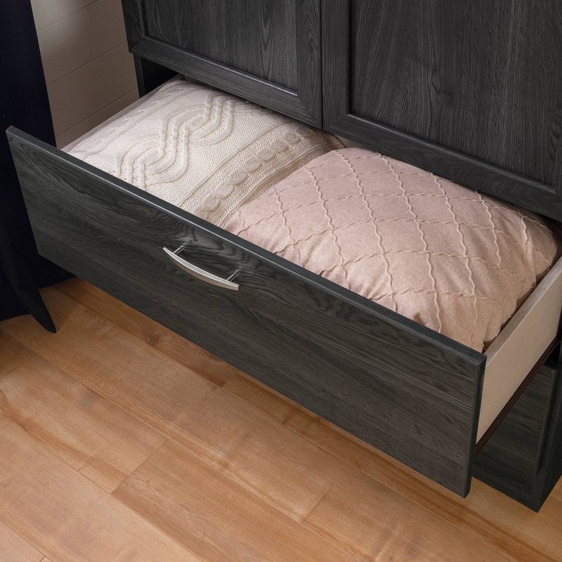 Mulberry 2.0 Sectional Wardrobe Closet Blue - Manhattan Comfort