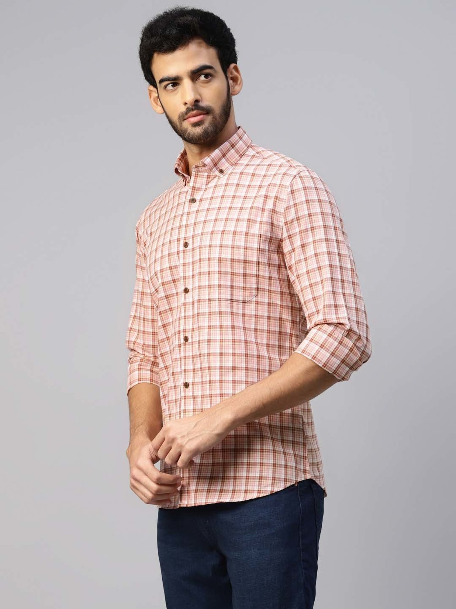Don Vino Multicolor Regular Fit Check Shirt