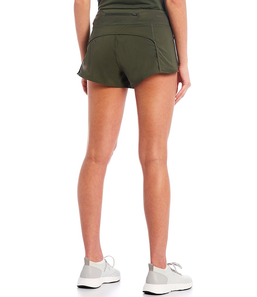 Antonio Melani Motion 4-Way Stretch Back Zipper Pocket Moisture Wicking Shorts