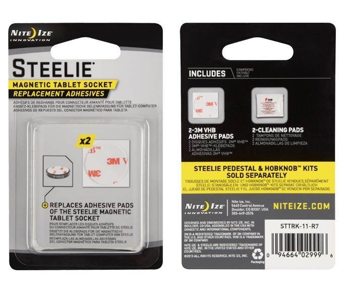 Nite Ize STTRK-11-R7 Steelie Tablet Socket Replacement Adhesive Kit