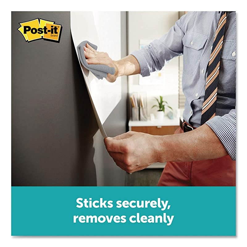 Flex Write Surface Permanent Marker Wipes Away with Water 6ft x 4ft White Dry Erase Whiteboard Film FWS6X4