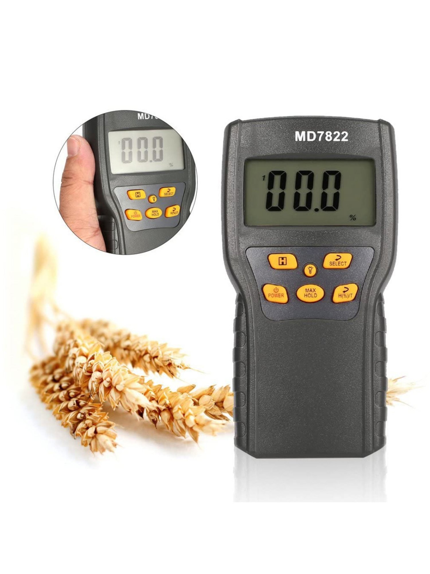 MCP Digital Grain Moisture Meter (Black)