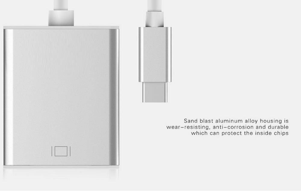 axGear USB-C to HDMI Video Converter USB 3.1 Type-C to HDMI 4K HDTV Adapter Cable