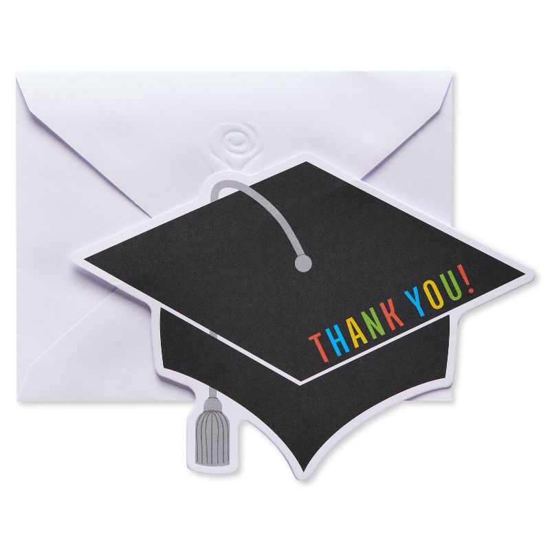 50ct Graduation Cap Thank You Cards