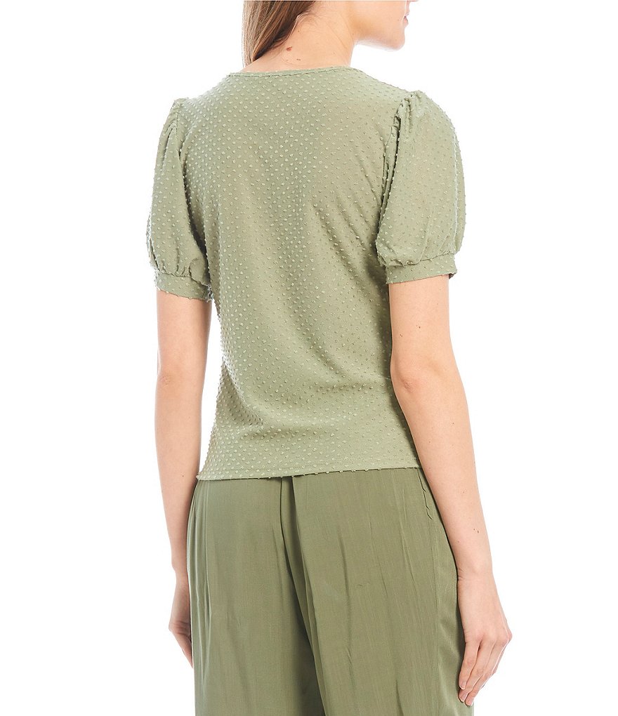 Evolutionary Knit Clip Dot Top