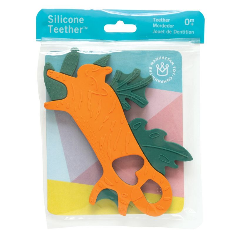 Manhattan Toy Into the Jungle Tiger Silicone Teether