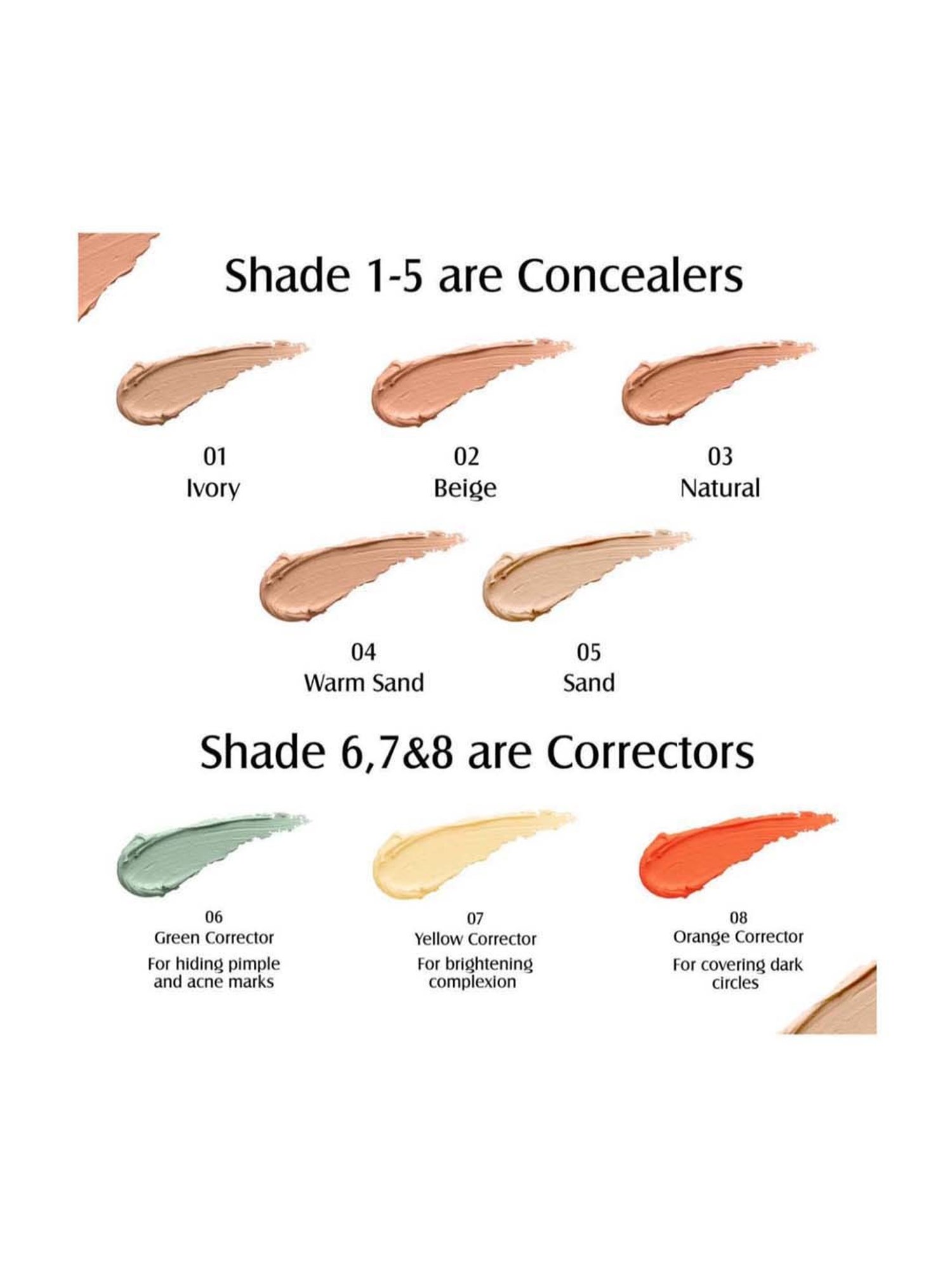 Glam21 Conceal Me Studio Finish Concealer & Corrector 03 Natural - 7 gm