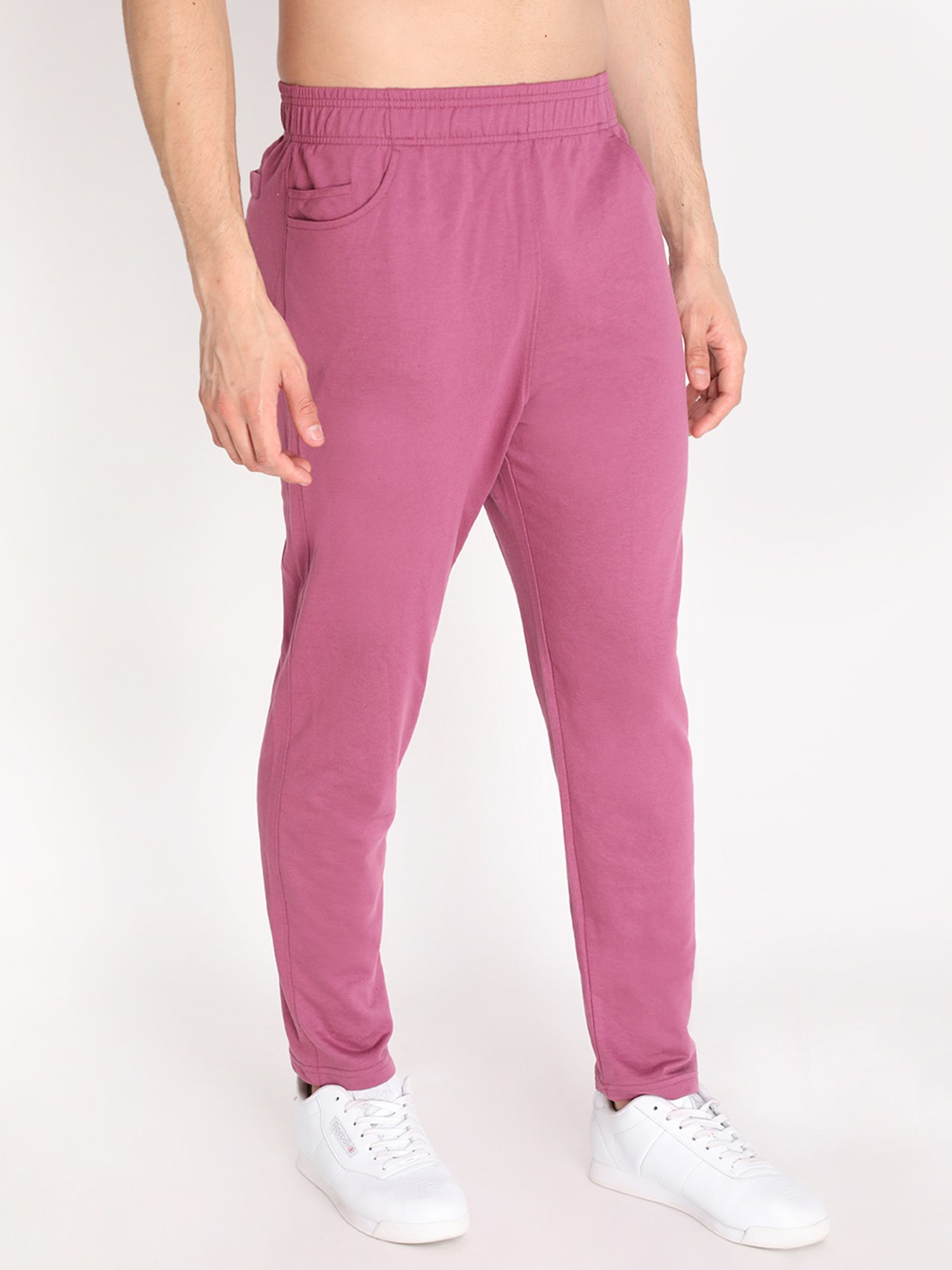 Chkokko Pink Regular Fit Trackpants