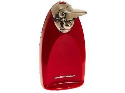 Hamilton Beach Ensemble Tall Can Opener, Red