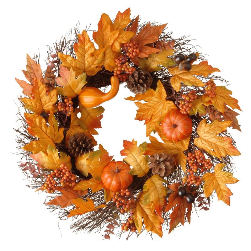 Darice 72" Prelit Commercial Size Canadian Pine Artificial Christmas Wreath - Clear Lights