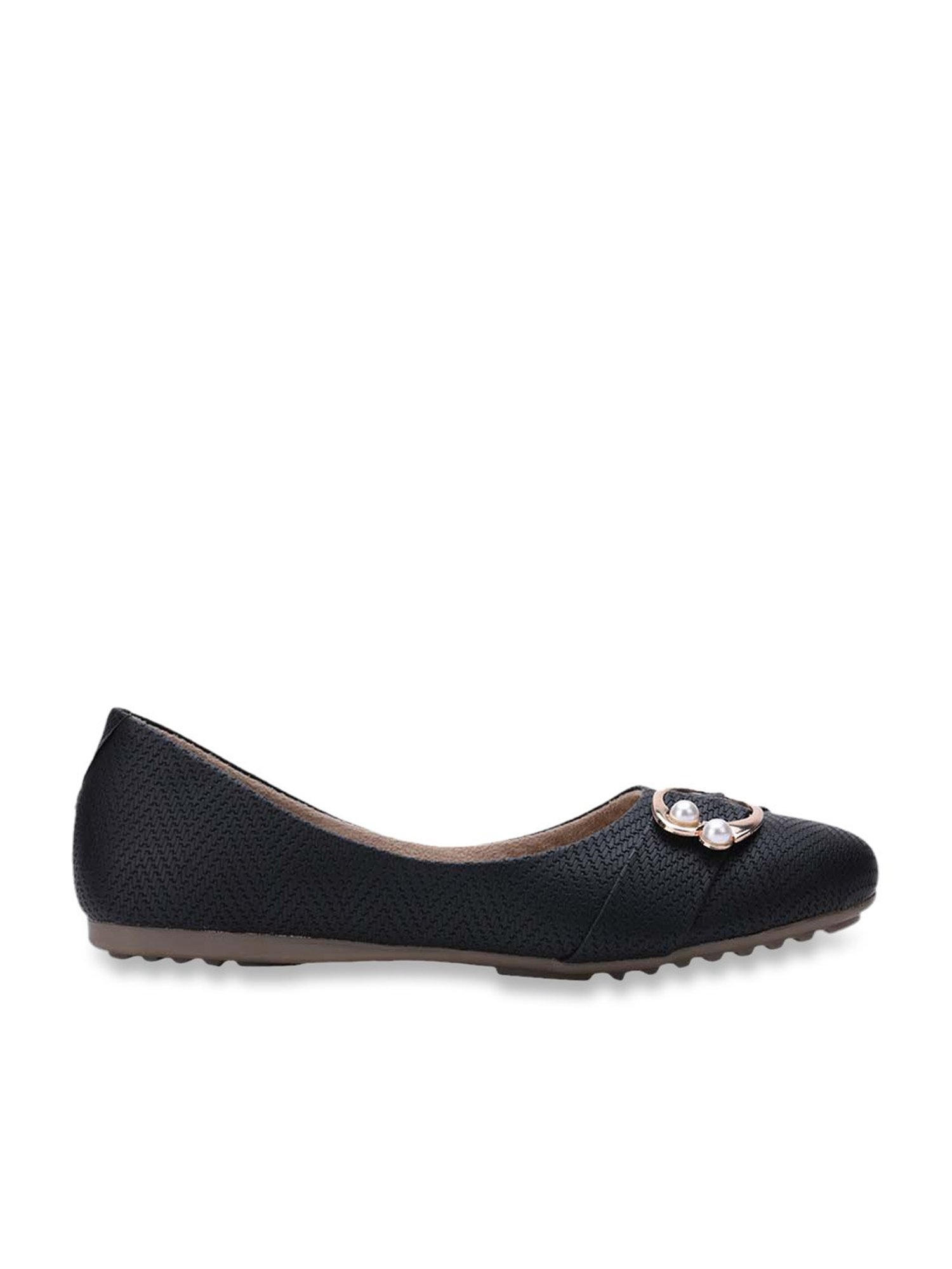 Salario Women's Black Flat Ballets