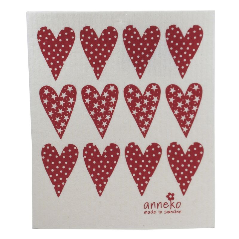 Swedish Dish Cloth 7.75" Heart Bicycle Elephant Dish Swedish Dish Cloth  -  Dish Cloth
