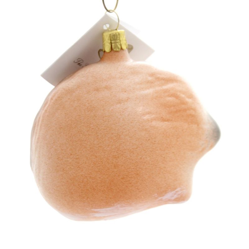 Golden Bell Collection 3.0" Fox Ornament Wood Wildlife  -  Tree Ornaments