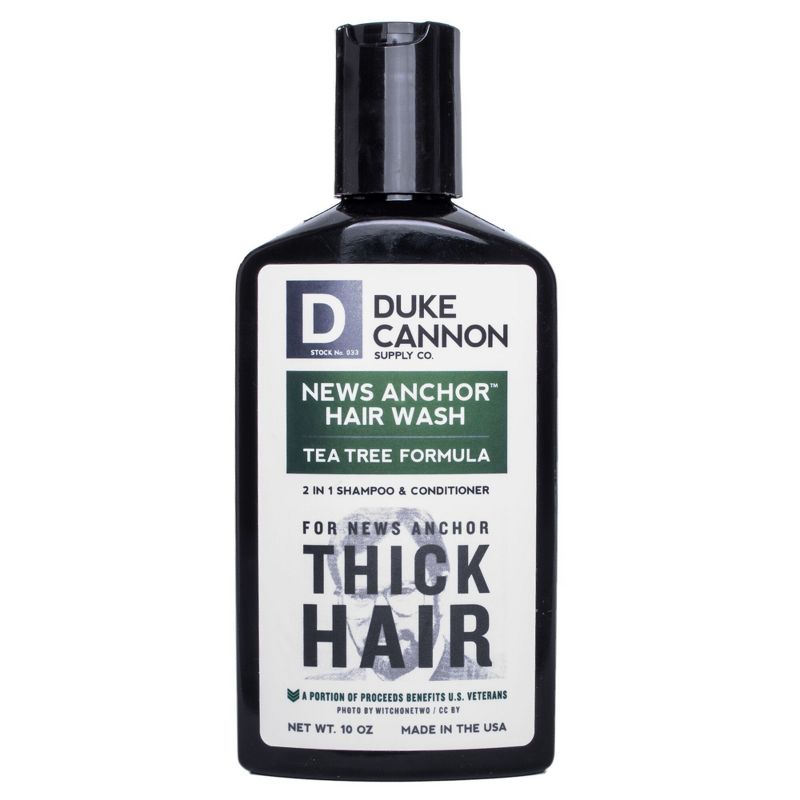 Duke Cannon News Anchor 2-in-1 Hair Wash Tea Tree Formula - 10oz