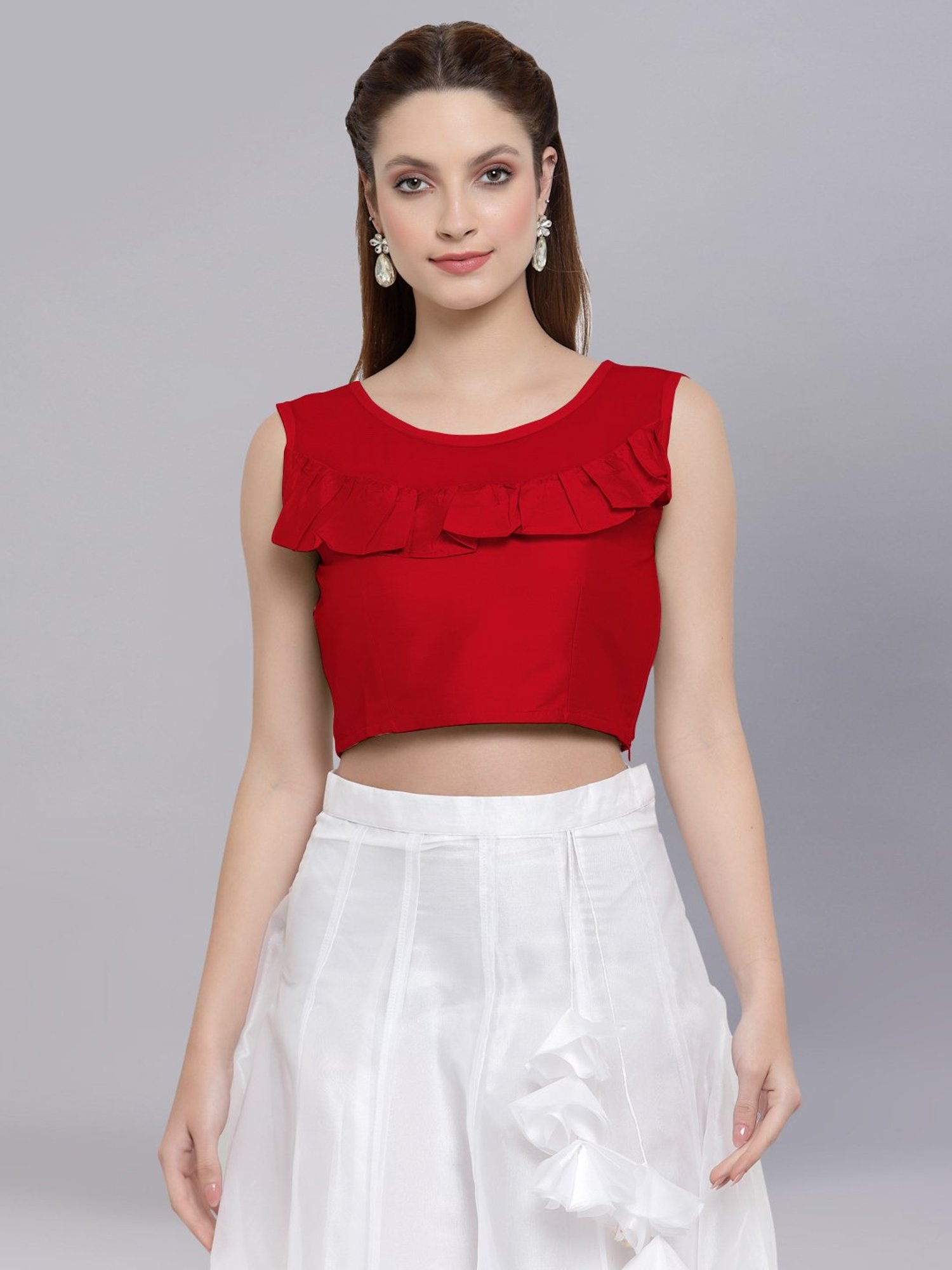 NEUDIS Red Crop Top