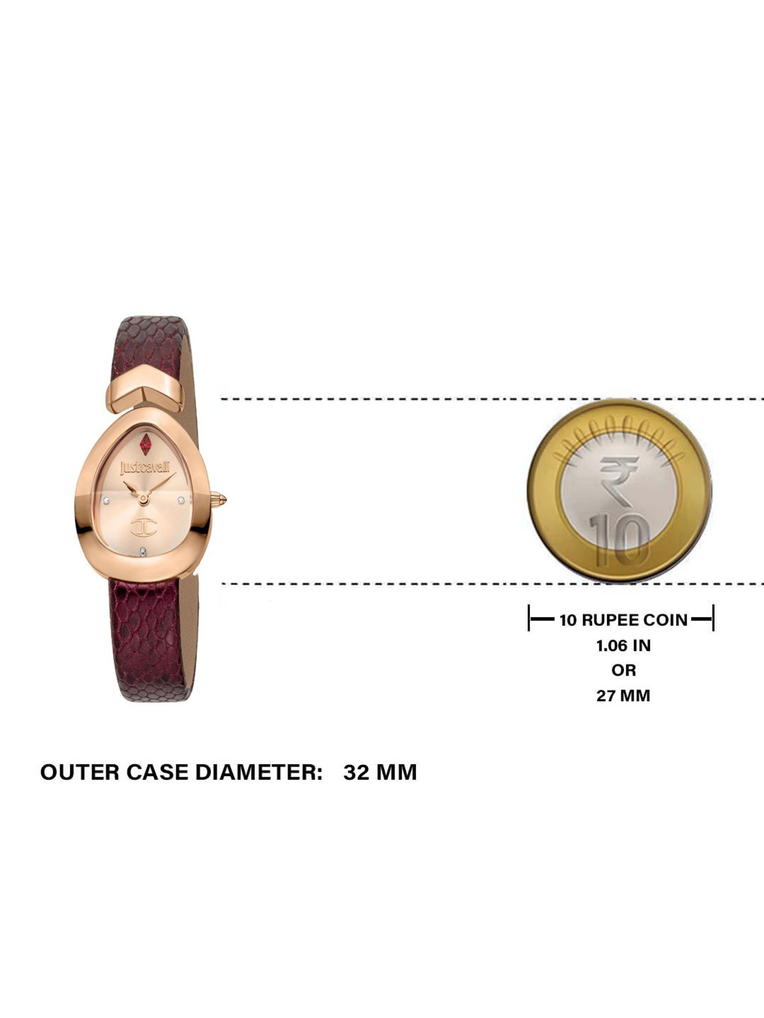 JUST CAVALLI JC1L321L0045 Diversa Snake Analog Watch for Women