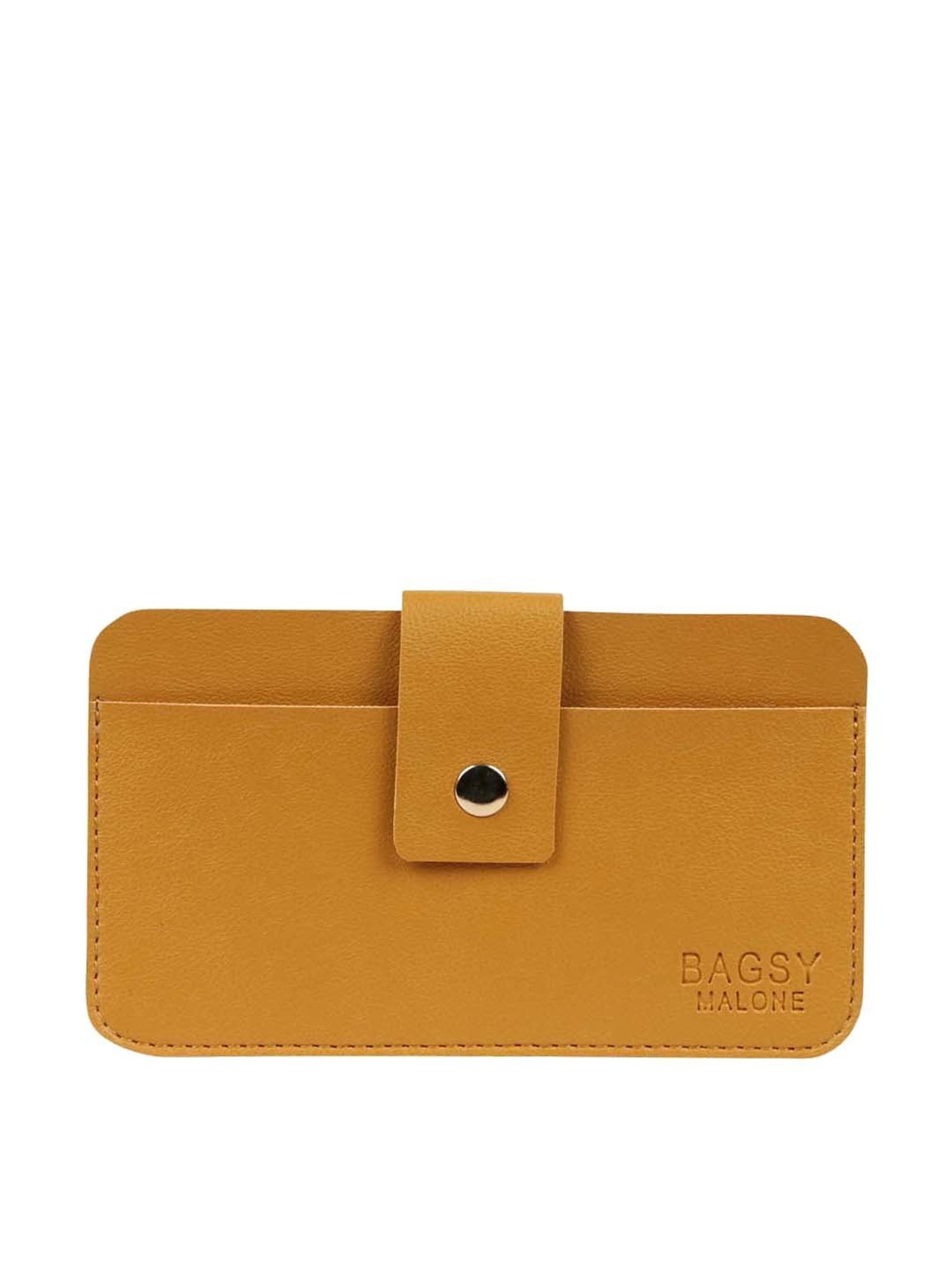 Bagsy Malone Yellow Solid Wallet for Women