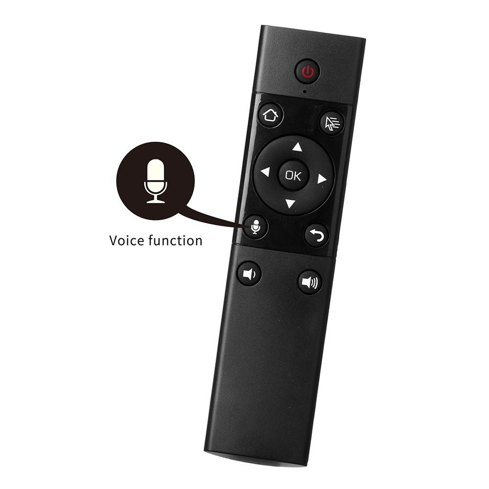 VIBOTON S122 2.4G Wireless Remote Control with USB Receiver Voice Input Function for Android TV Box / Game Console / Computer / Set-top Box
