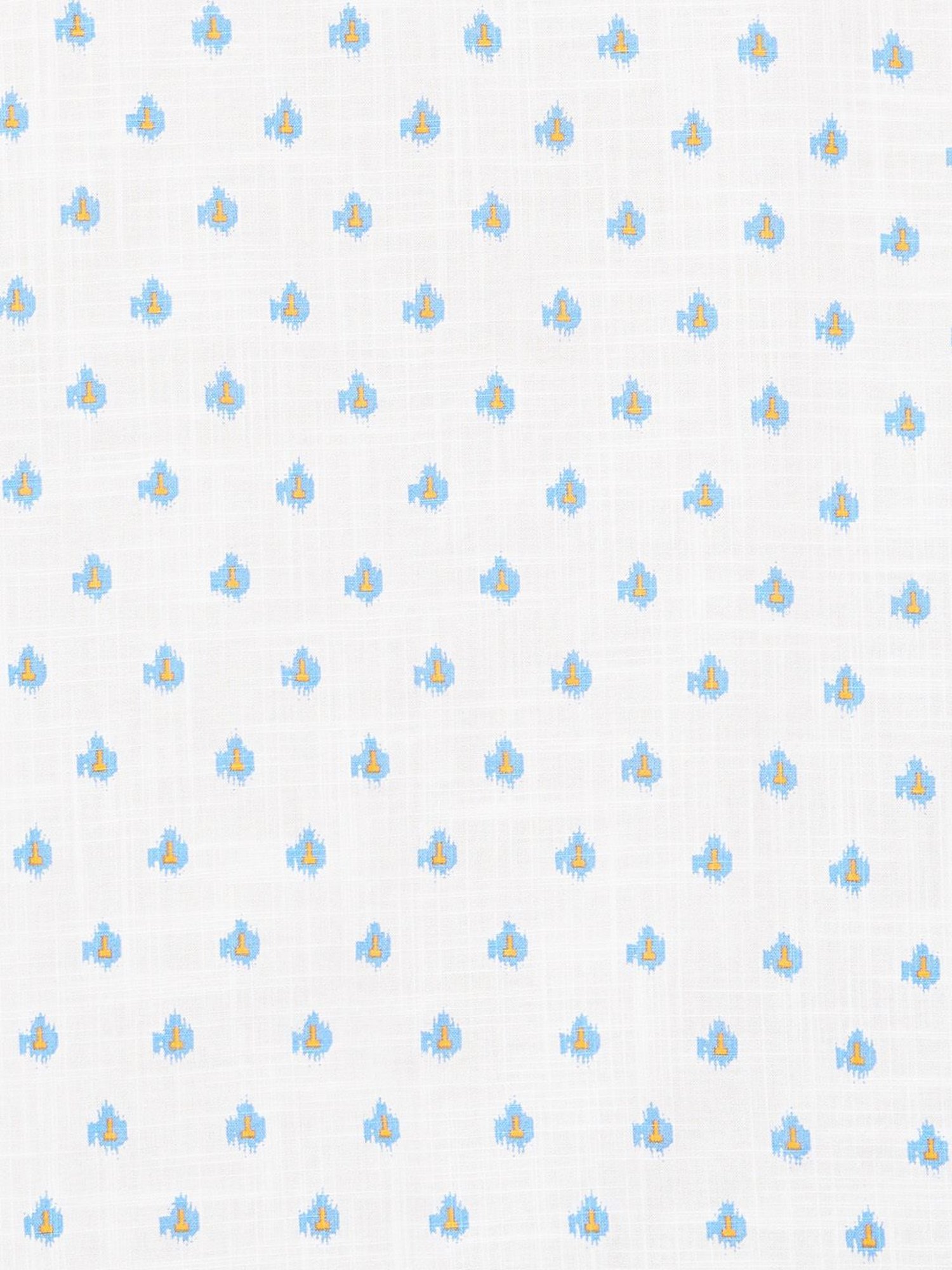 Melange by Lifestyle White Cotton Regular Fit Printed Shirt