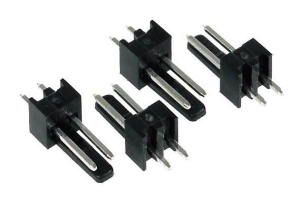 Phobya Fan Power Connector 2 Pin, Male, 4 pcs, 2-pack