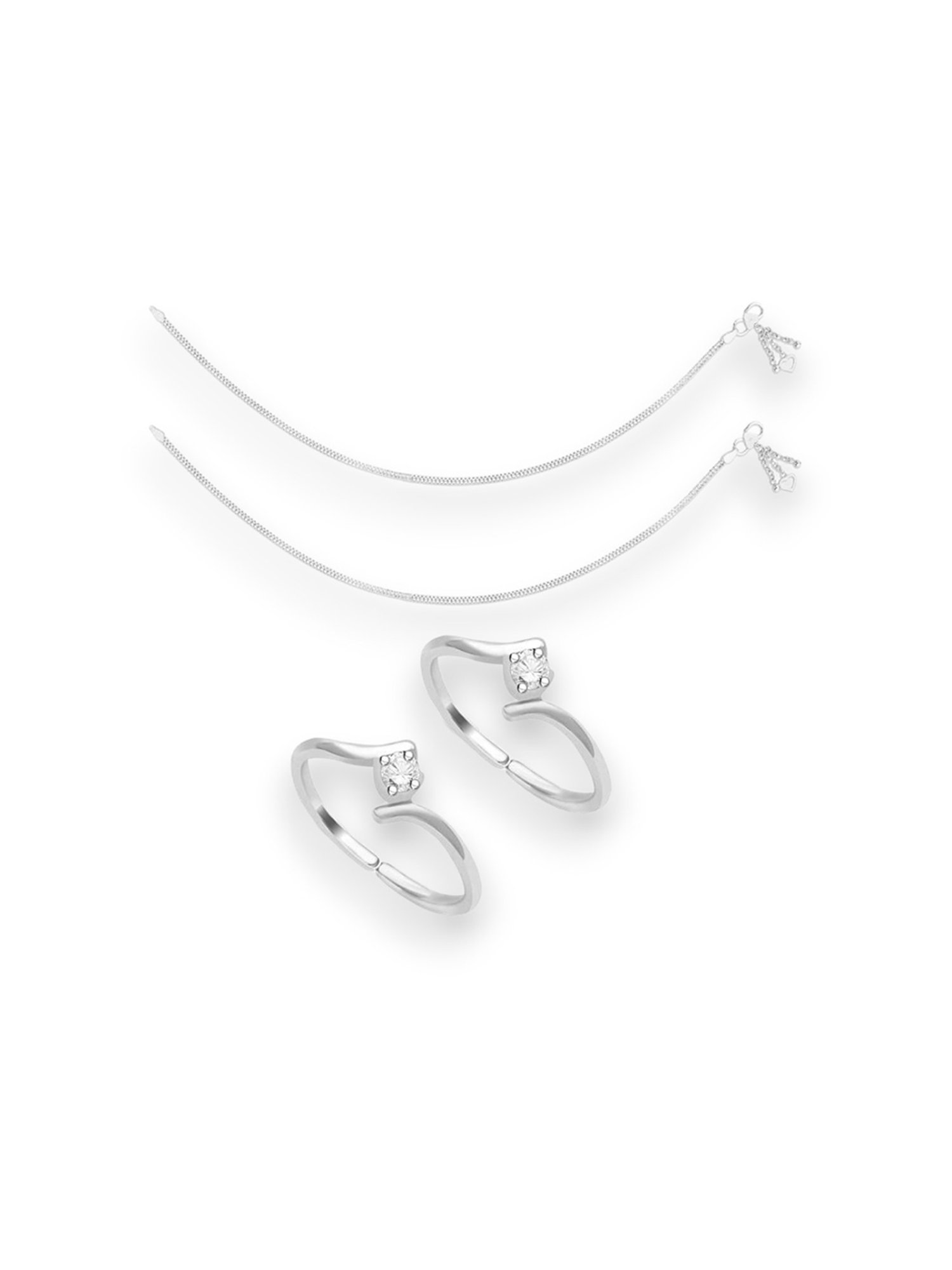 Silberry 925 Silver Solitaire Dream Pendant & Earrings