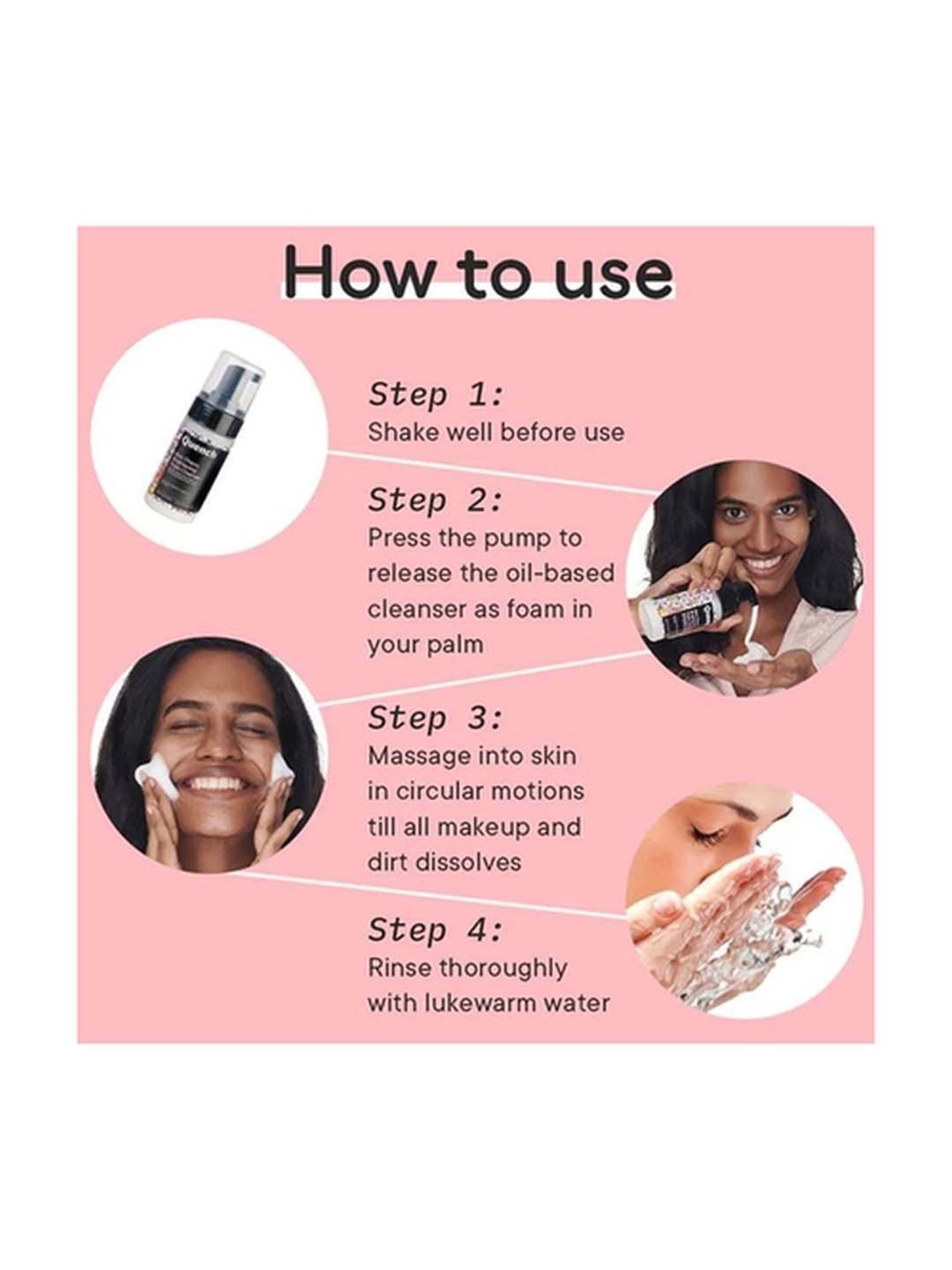 Quench Botanics Mon Cherry Brightening Foam Cleanser - 100 ml