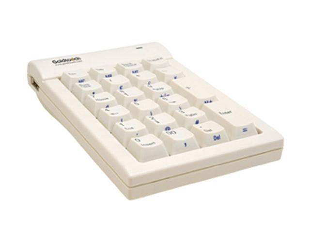 Goldtouch GTC-0033 White Wired Numeric Keypad