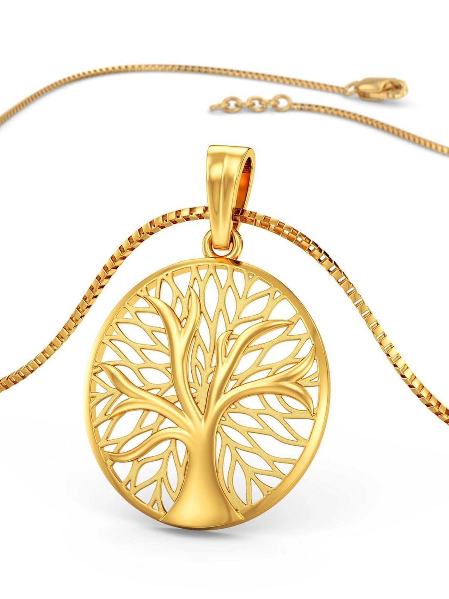 CKC Sacred Rudraksha Gold Pendant: Single Loop Elegance