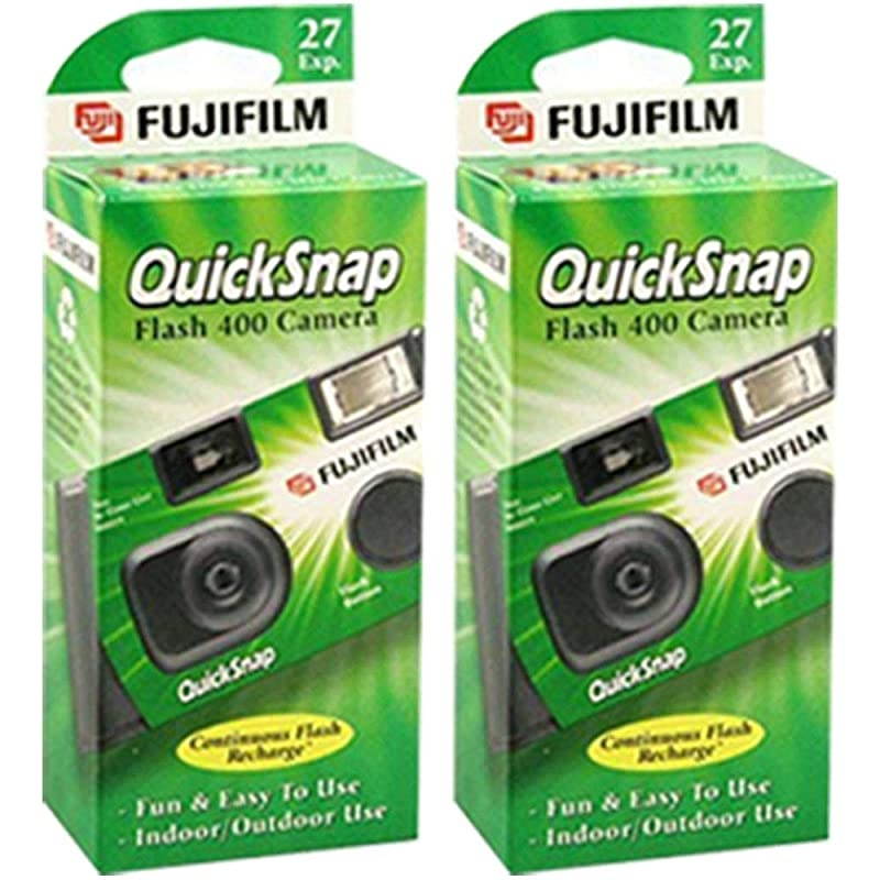 QuickSnap Flash 400 Disposable 35mm Camera (Pack of 2)