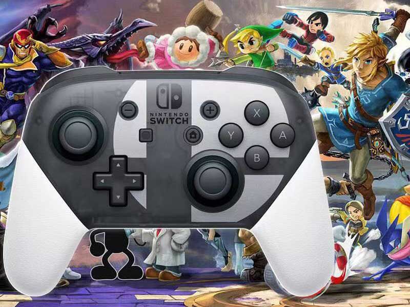 Full Function Pro Controller Bluetooth Wireless Gamepad Joystick Console Support NFC HD Vibration Awaken for NS Switch