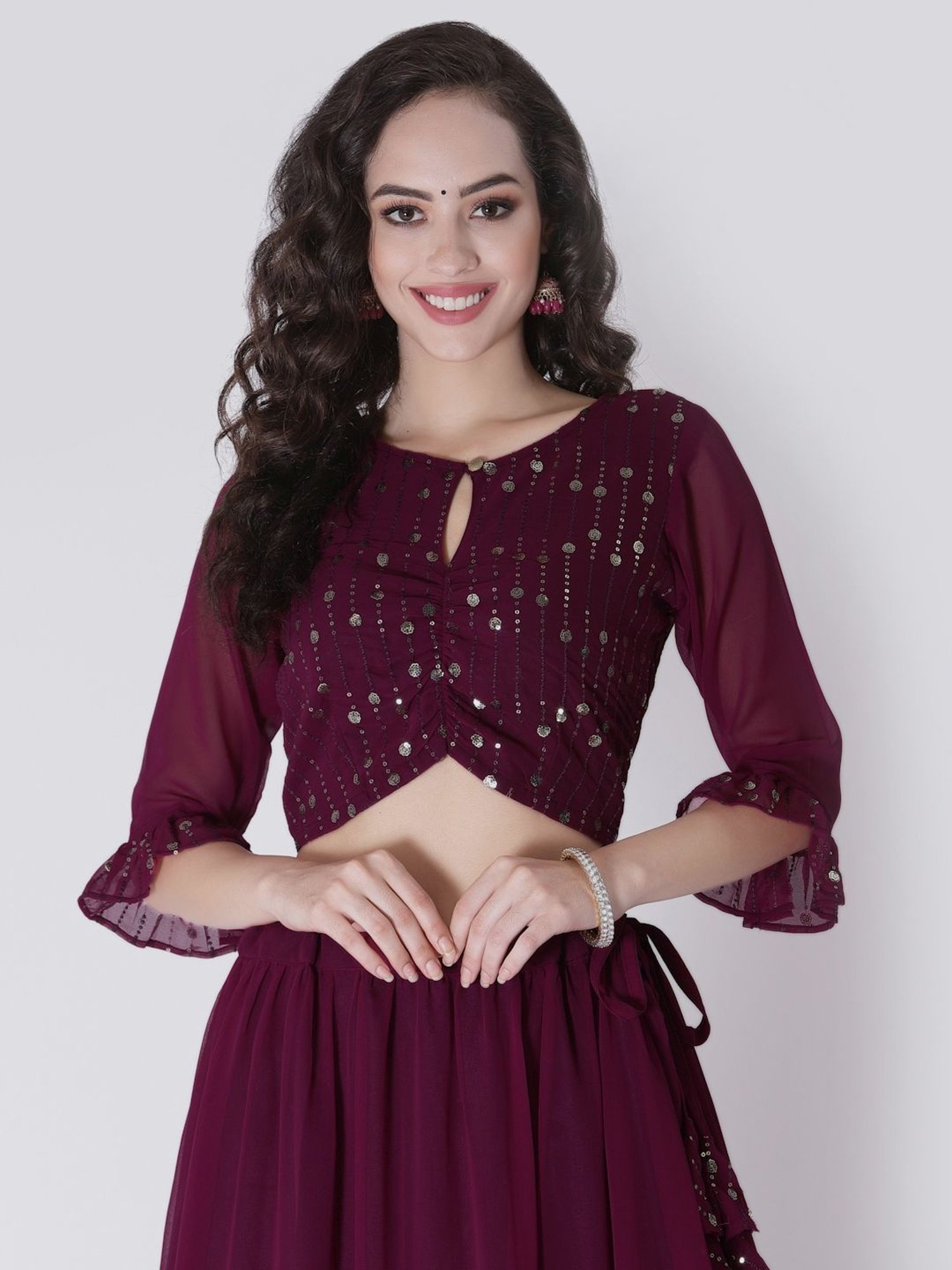 Studiorasa Purple Embellished Choli