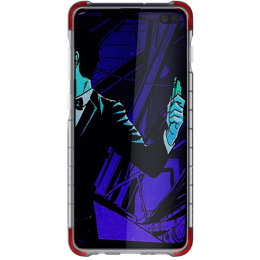 Ghostek Covert Clear Galaxy S10 Case with Super Slim Thin Design and Anti-Slip Grip Tough Shockproof Heavy Duty Protection and Wireless Charging Compatible for 2019 Galaxy S10 (6.1 Inch) - (Clear)