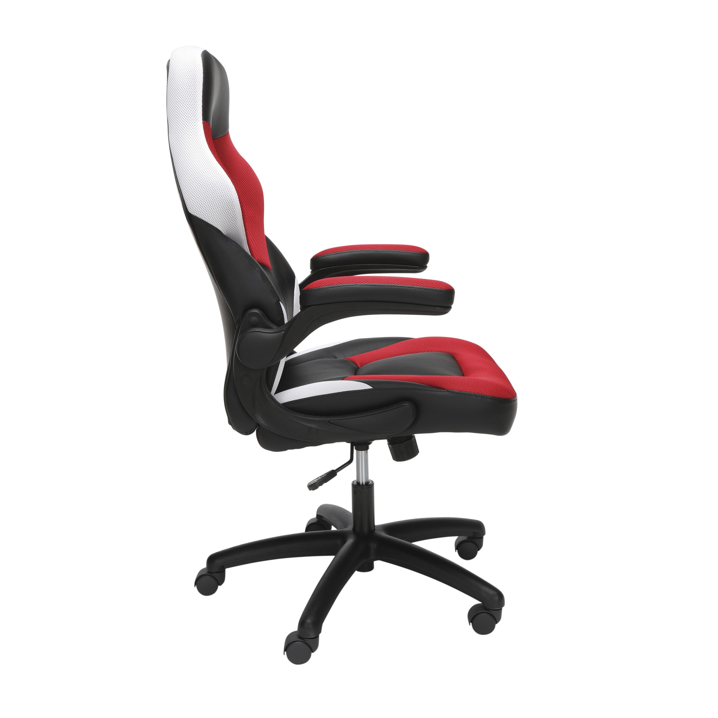 Gaming Chair, Racing Style Computer Desk Chair Padded Armrests Ergonomic Lumbar Support Adjustable Height