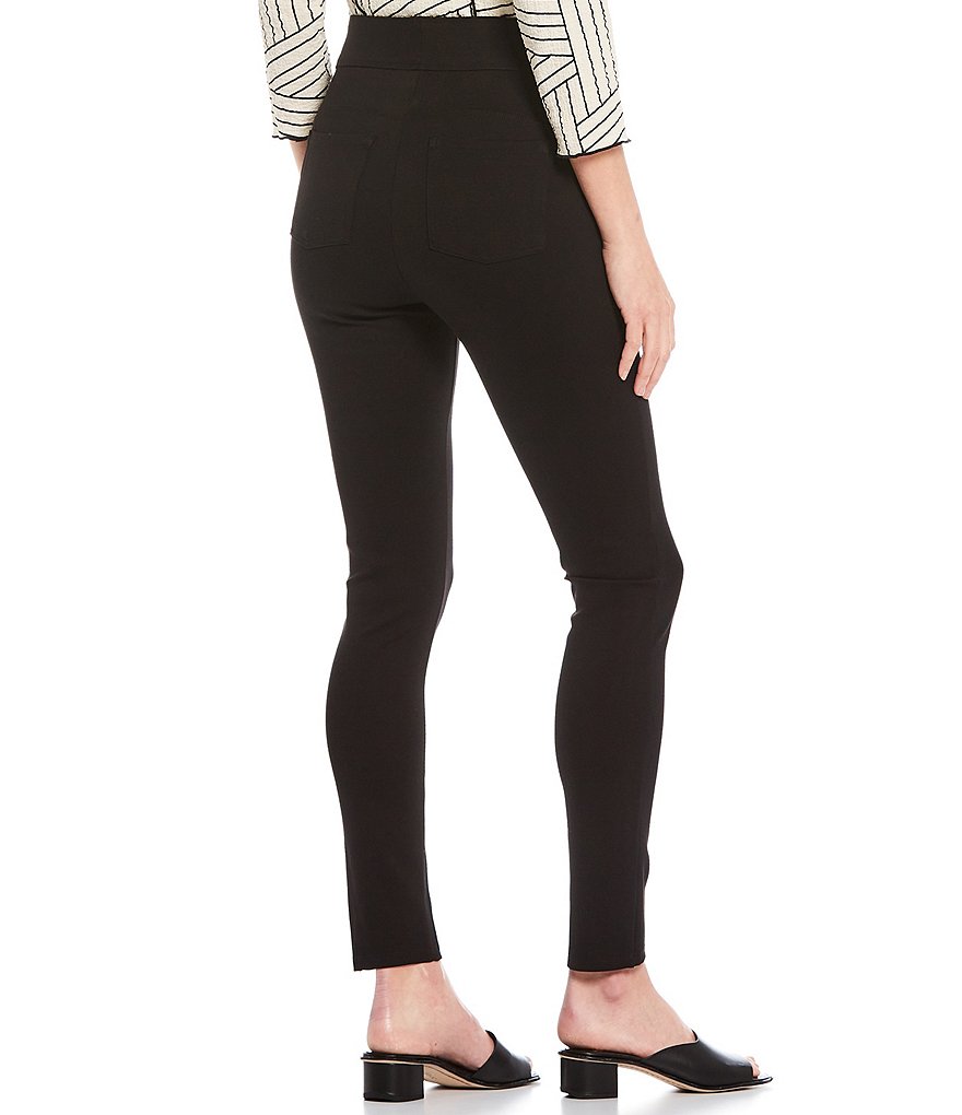 Ali Miles Petite Size Kelly Straight Leg High Rise Ankle Pants