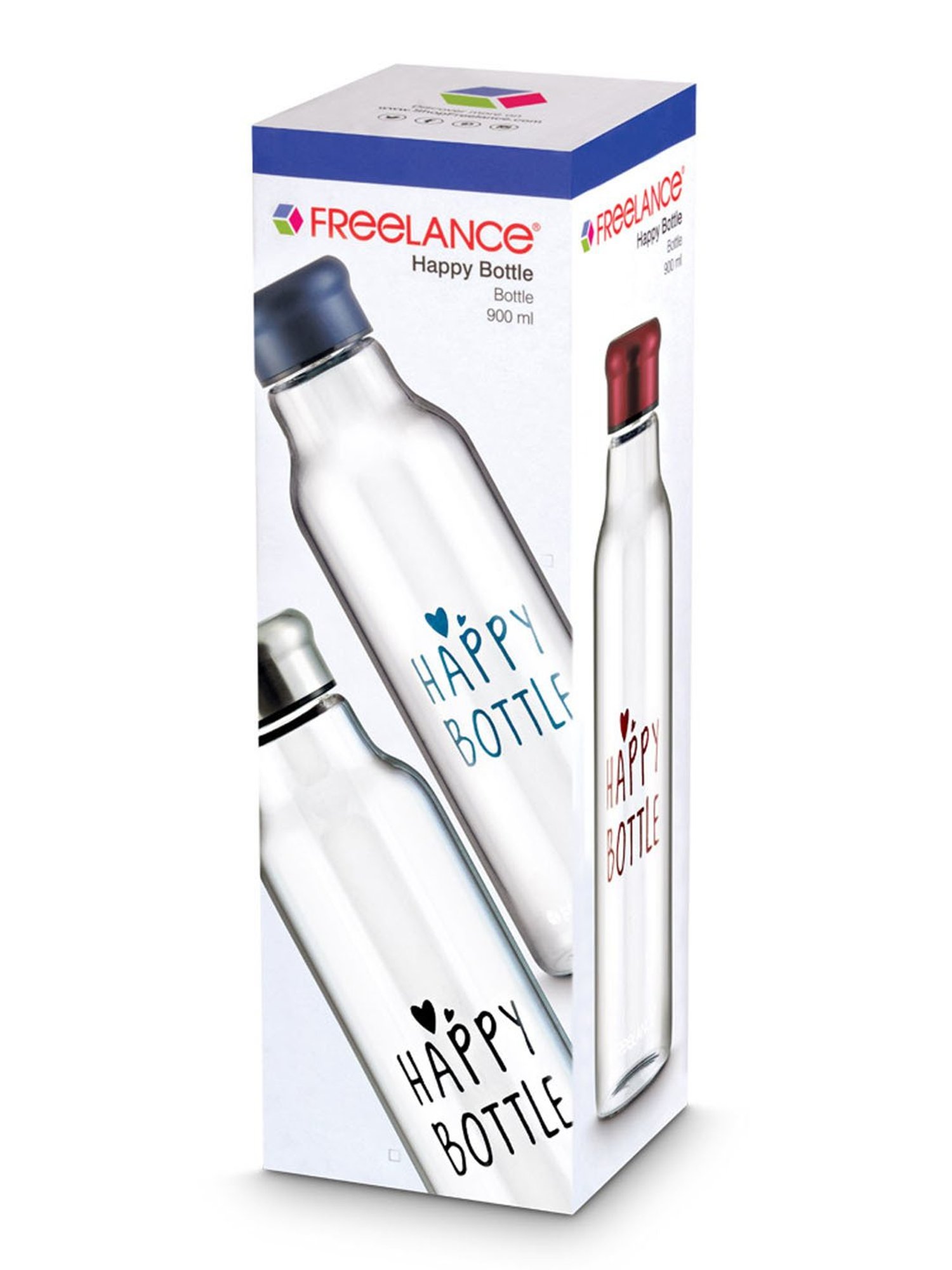 Freelance Black Glass 900 ml Jars and Container