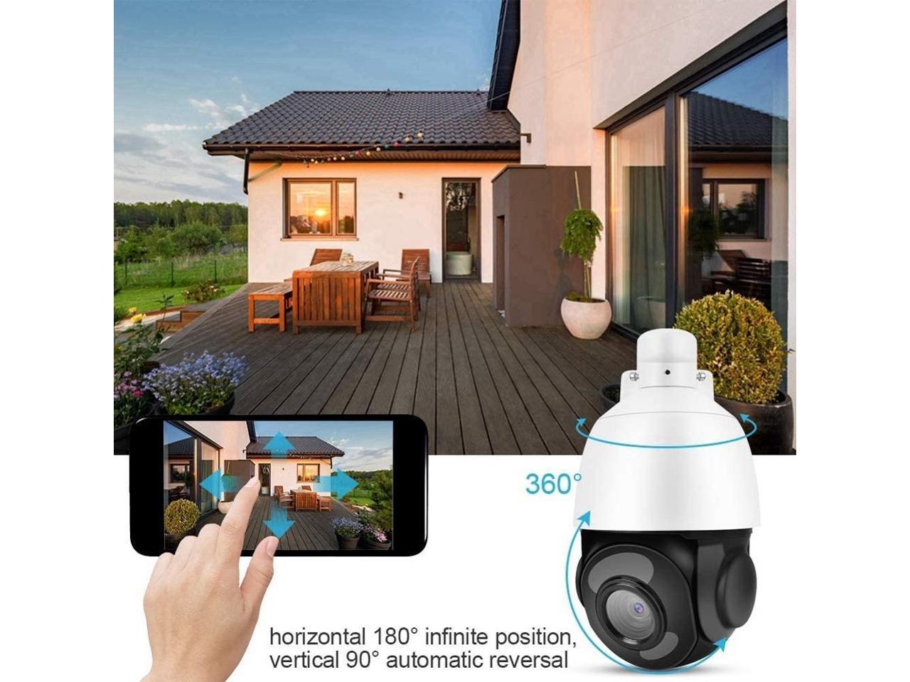 KIMPOK POE Power 80M IR Vision 5MP IP Speed dome cameras WDR Defog 5MP HD Waterprof IP PTZ Dome surveillance camera