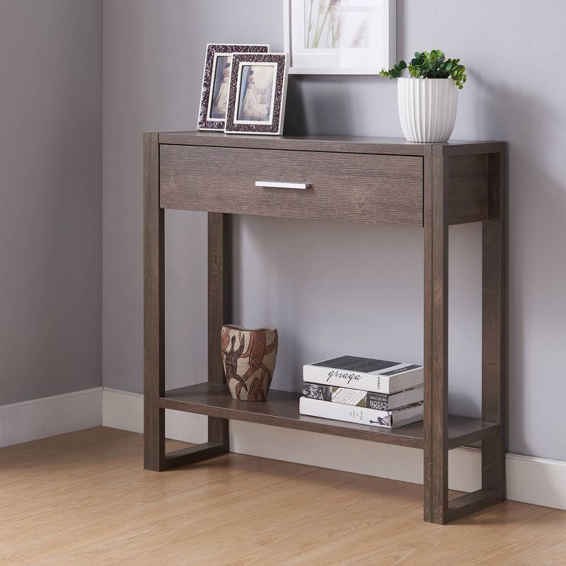 Demilune Hall Stand - Chocolate Cherry - Leick Home