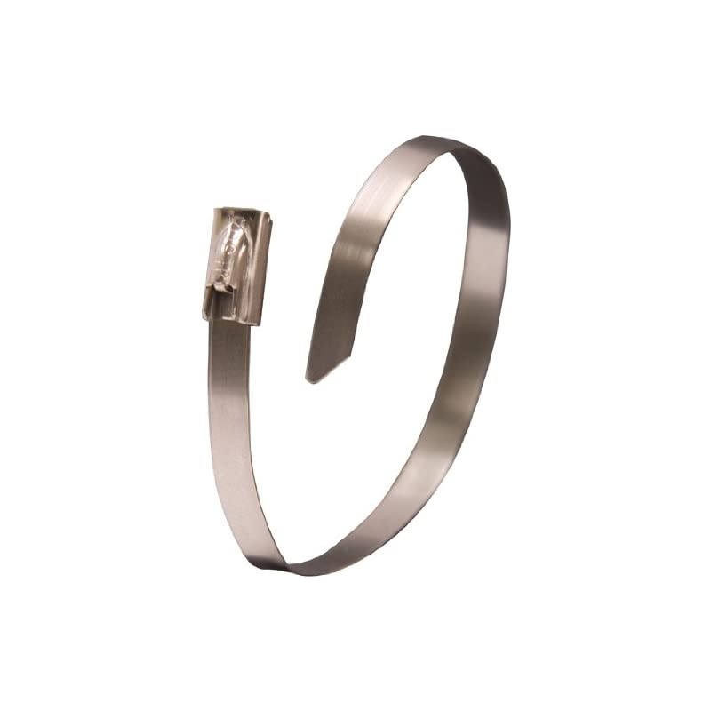 45312SS Stainless Steel Cable Tie 11 inch 100 lb Electrical Wire and Cord Management Metal Zip Tie 10 Pk